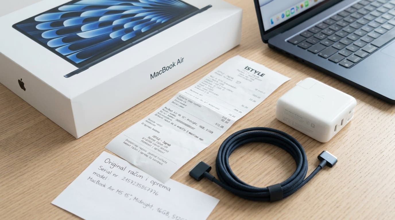 MacBook Air M5 15.3", nov, nekorišten, zapakiran